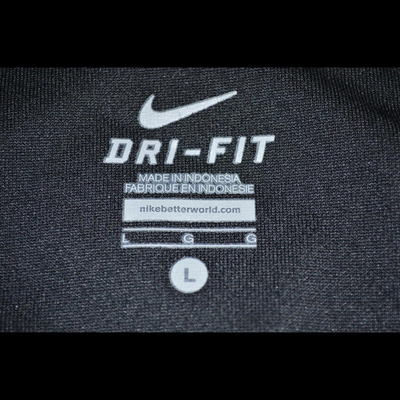 Nike Dri-Fit SC Basketball Black Zip Warm Up Jacket Thumb Holes Women Large - Picture 4 of 4